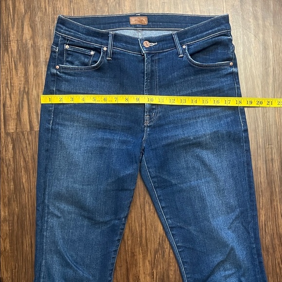 Mother Denim The Insider Ankle Fray- Sweet Lime 31 - Picture 10 of 14